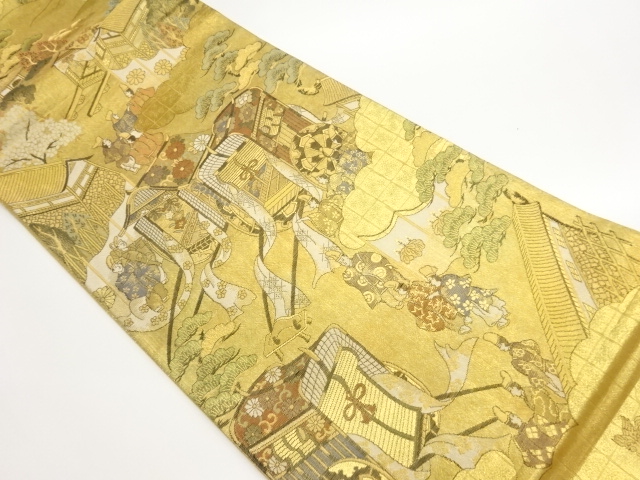 JAPANESE FUKURO OBI / SAGANISHIKI / WOVEN PEOPLE IN THE PAST